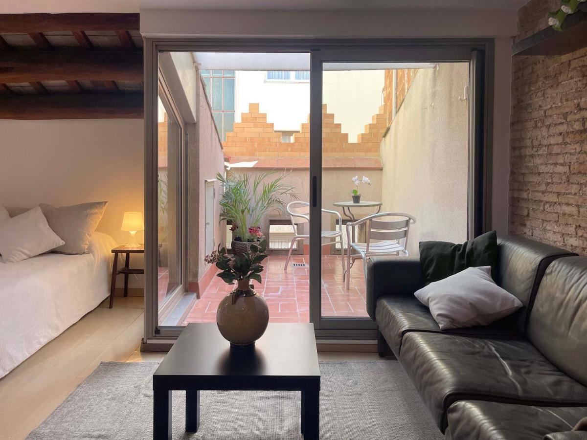 Sf Apartamento Centrico Con Terraza Terrassa Bagian luar foto